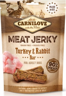 Carnilove Jerky Turkey & Rabbit Bar 100g