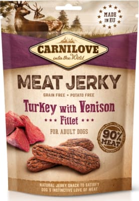 Carnilove Jerky Turkey with Venison Fillet 100g