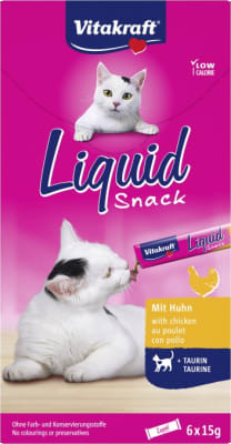 Cat Liquid Snack - Kjúklingur & Taurin 6stk