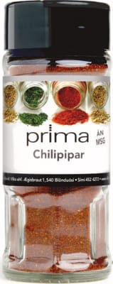 Chilipipar 45g *10 glös