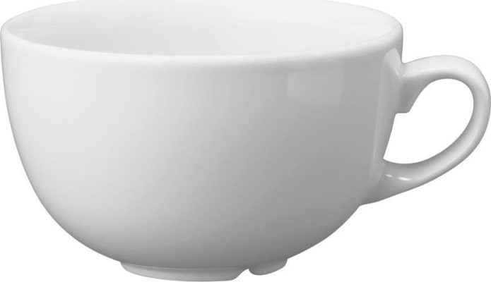 Churchill Bolli 16oz cappuccino Super vitrified white