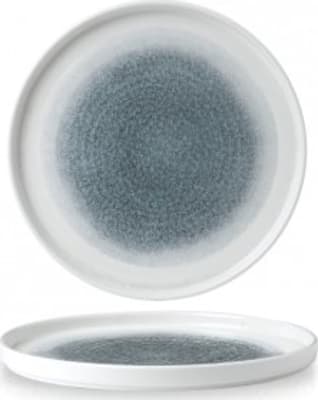 Churchill Diskur chef's walled 26cm Raku topaz blue