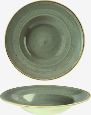 Churchill Diskur djúpur wide rim 24cm Stonecast peppercorn grey