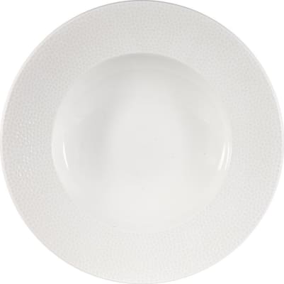 Churchill Diskur djúpur wide rim 28cm Isla white