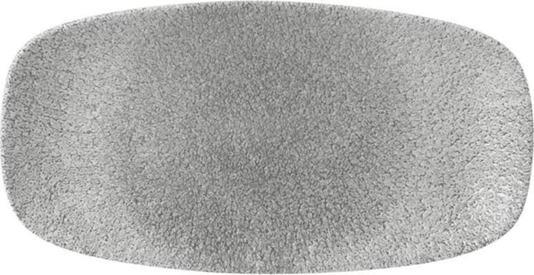 Churchill Diskur oblong 29,8x15,3cm Raku jasper grey