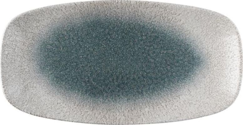 Churchill Diskur oblong 30cm Studio Print Raku agate topaz