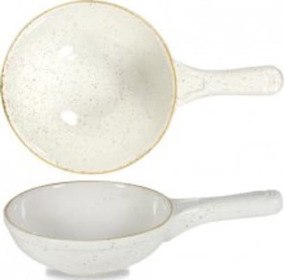 Churchill Skál með skafti 23cm Stonecast barley white