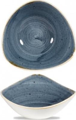 Churchill Skál triangle 23,5cm Stonecast blueberry