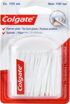 Colg.Plast tannstönglar 100stk