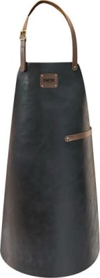 Crafted Svunta leður svört