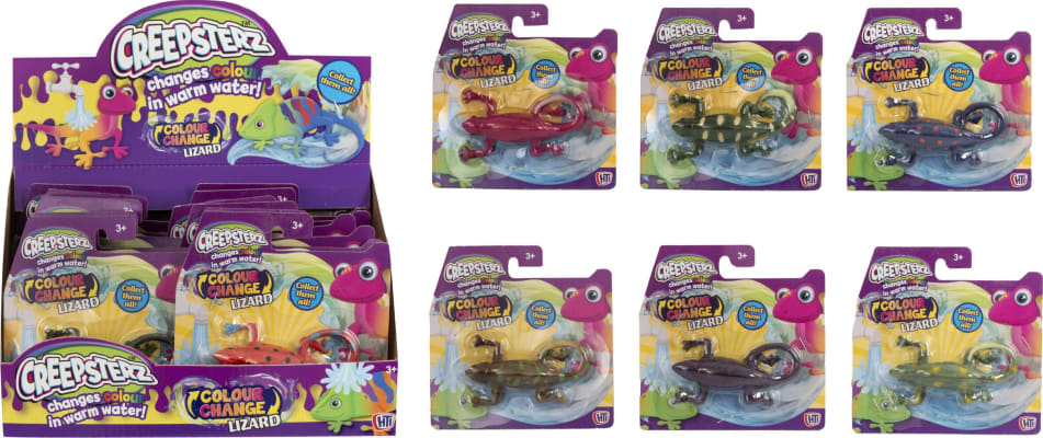 Creepsterz-Color changing eðlur Displ-24