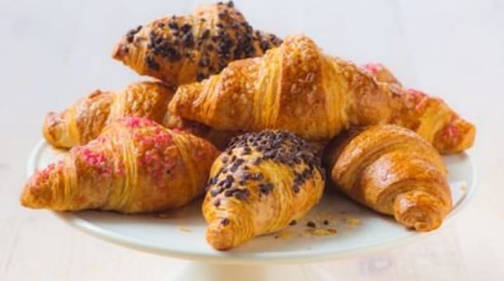 Croissant mini Hindberja / apríkósu / hnetu 90x40g