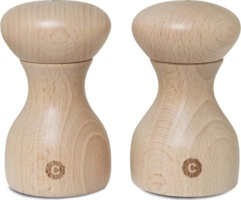Crushgrind Pipar og Saltkvörn sett 10cm Beech Natural