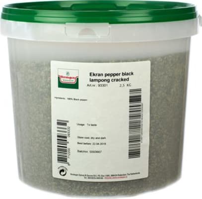 Verstegen Pipar Svartur grófmalaður 2,5 kg/stk