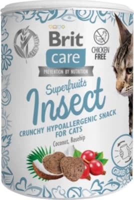 Brit Care Cat Snack Superfruits Insect 100g