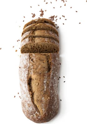 Dökkt súrdeigsbrauð Batard 12X450g