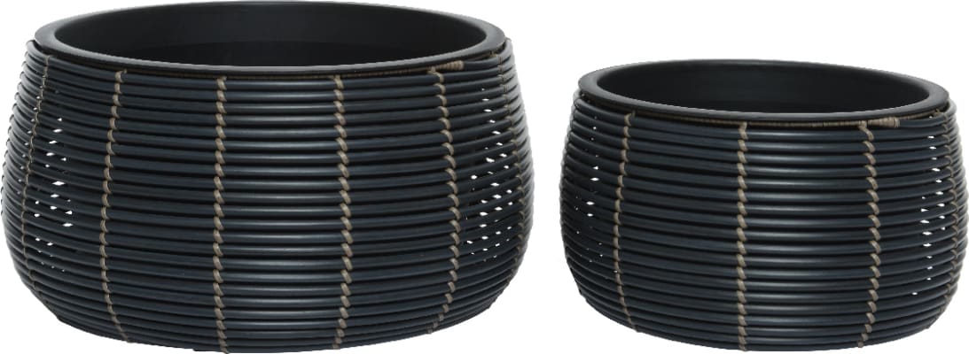 Decoris-Pottasett Jolie rattan 24/20cm.(