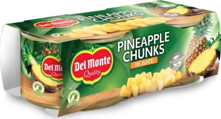 Del Monte Ananas bitar 2x230g
