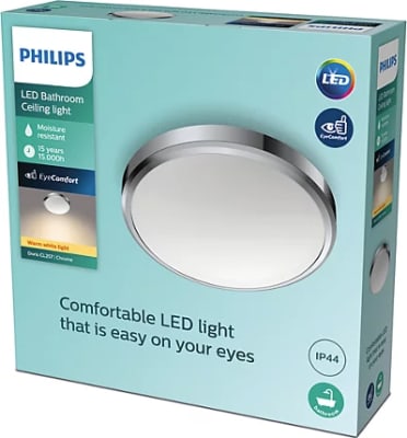 DORIS CL257 EC RD 17W 27K Chrome HV IP44 06