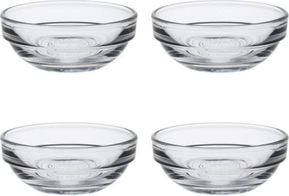 Duralex Skál 4stk 6cm 3,5cl staflanleg Lys clear