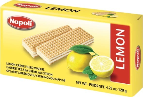 Wafer Brick Lemon 120g