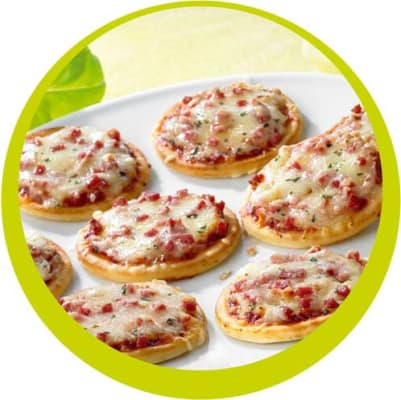 Mini-Pizza Salami  30gr.40stk(1/6)