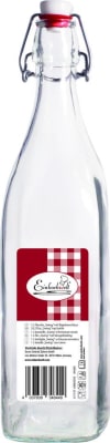 Einkochwelt Flaska 1000ml m/smeltum tappa