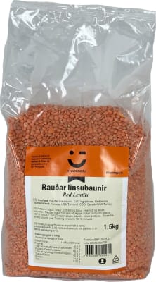 Ekran Linsubaunir Rauðar 1,5 kg (6)