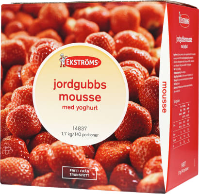 Ekströms Jarðarberja-jógúrtmús 1,7 kg