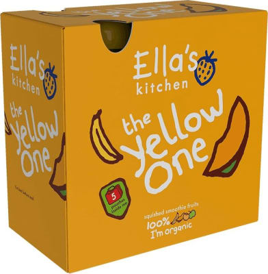 Ella's kitchen 5x90 gr gulur