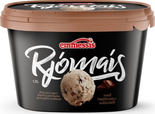 Emmessís Rjómaís heslihnetusúkkulaði 1,3 ltr