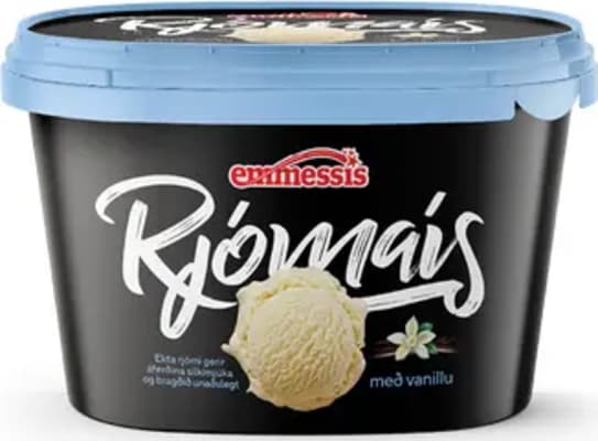 Emmessís rjómaís m/vanillu 4&#215;1,3ltr/ks