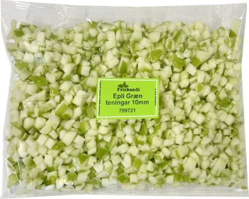 Epli Græn Teningar 10mm - Sérpöntun