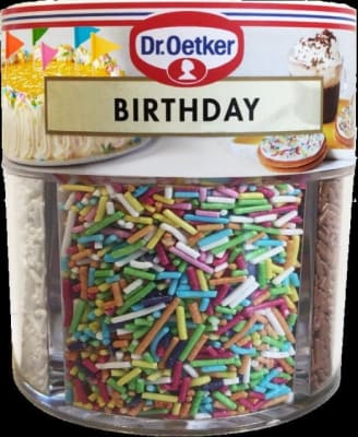 Dr.Oetker Birthday Mix kökuskraut 82gr