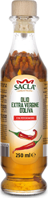 Sacla ólífuolía með chili 250ml