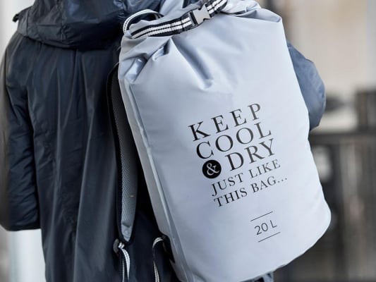 F&H Kælitaska, vatnsheldur (bak)poki 62cm 20ltr grá