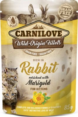 Carnilove Kitten pouch Rabbit w/Marigold 85g