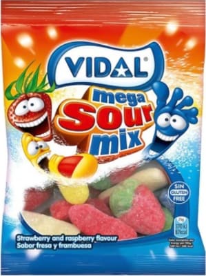 Vidal Mega Sour Mix 90g