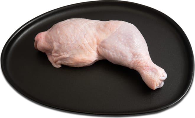 Fersk læri með legg
