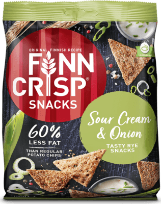 Finn Crisp Snakk m. Sour Cream & Onion 150gr