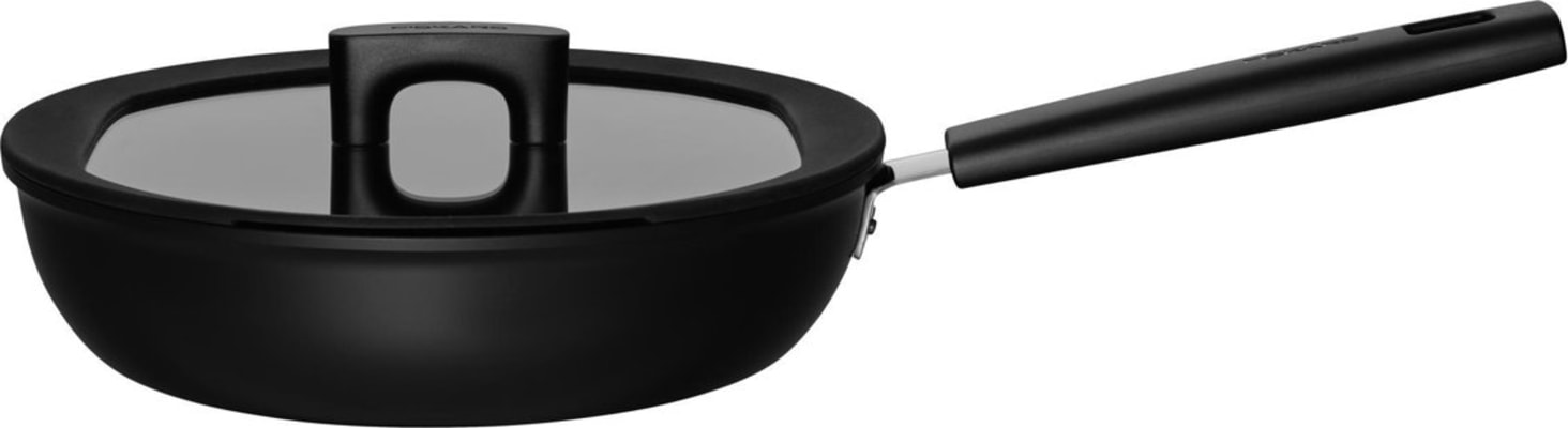Fiskars HARDFACE panna m/glerloki 2,8ltr 26cm