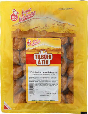 Fiskibollur kornfleks 700gr fr