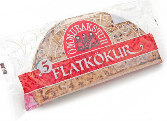 Flatkökur hálfar frosnar 5stk/pk
