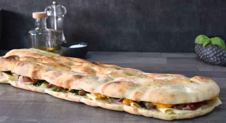 Focaccia Lingua Romana Skorið