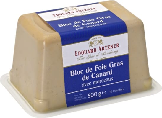 Foie Gras terrine/andapaté 500g