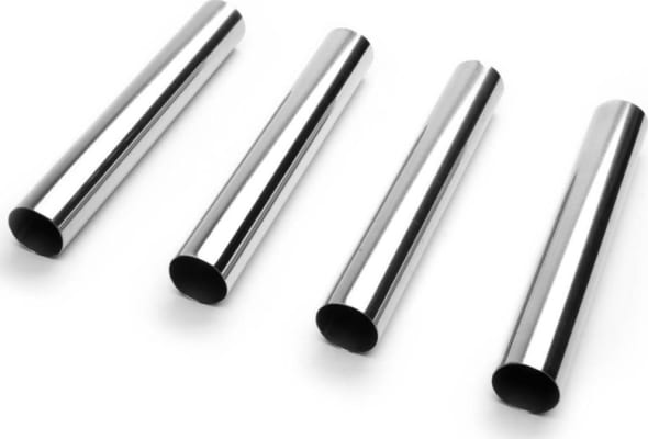 Fox Run Cannolis rör stál 4stk