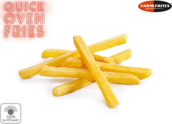 Franskar kartöflur fyrir ofn 8,5mm Sunfl. 4x2 kg Farm Frite