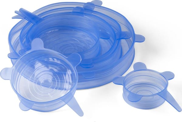 Funktion Plastlok fjölnota 6stk blue
