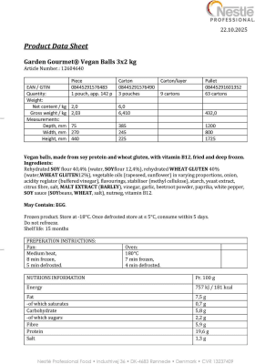 Garden Gourmet Vegan Balls