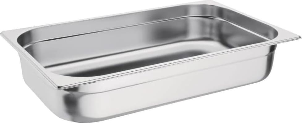 Gastrobakki stál 1/1 100 mm.